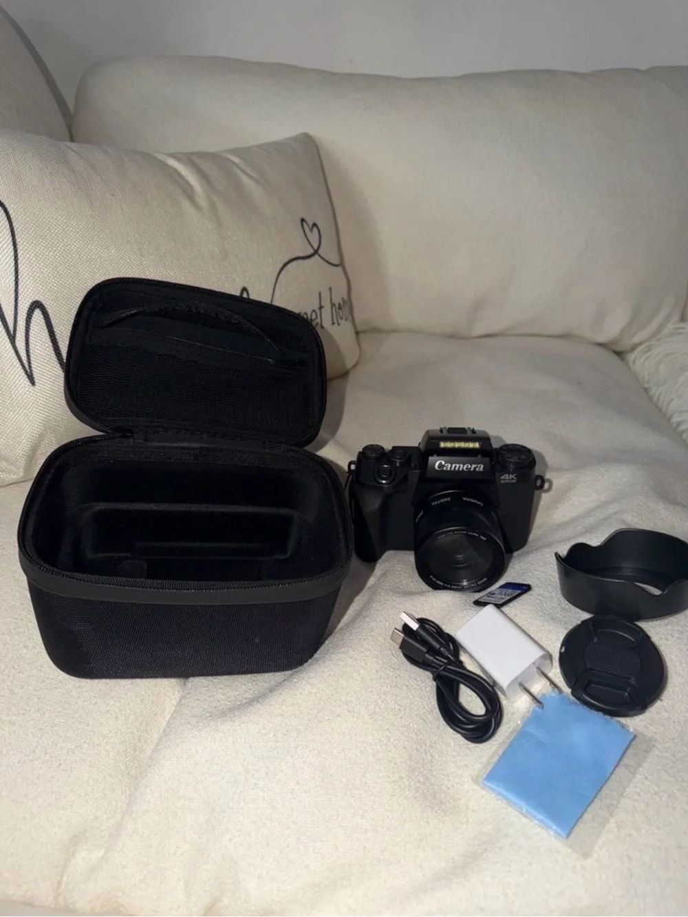 Amazon Black Digital Camera Bundle with Case and Accessories